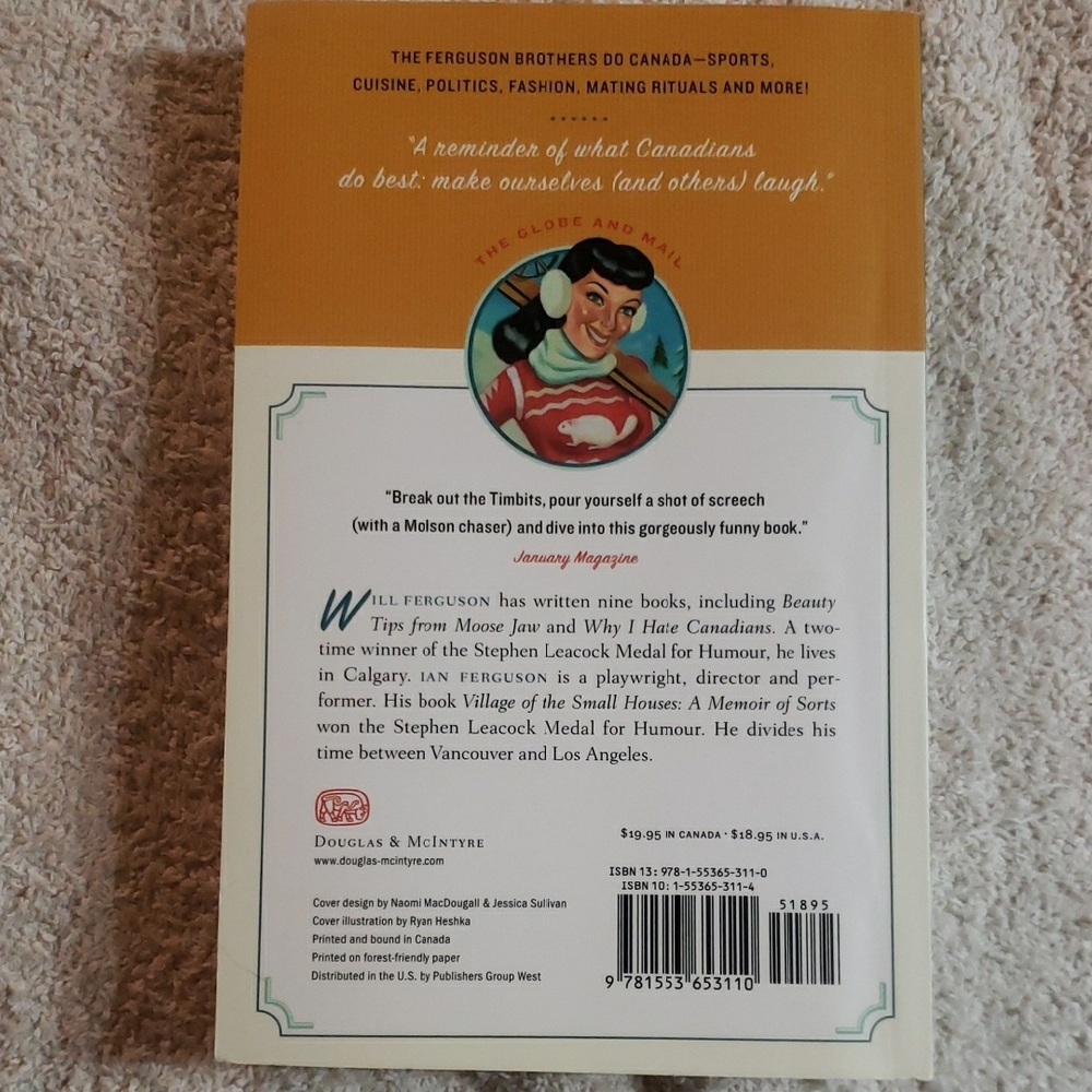 Humorous Canadian Culture Book with Red Accents - Picture 2 of 4